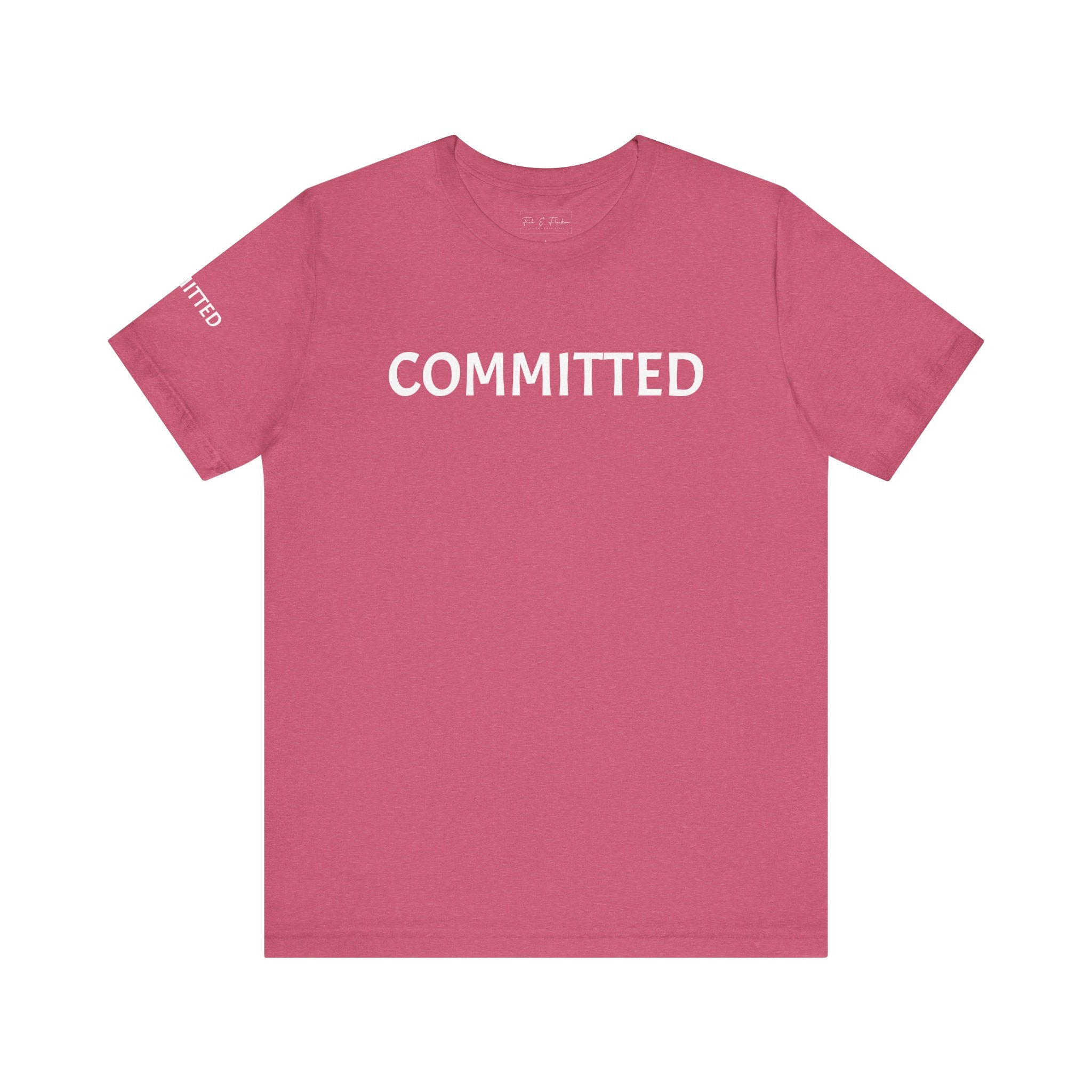 Inspirational Short Sleeve Tee - Committed