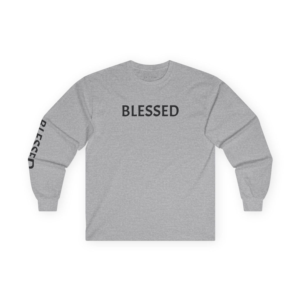 Inspirational Long Sleeve Tee - Blessed