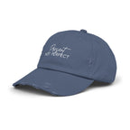 Present Not Perfect Distressed Cap - Trendy Unisex Hat for Casual Wear