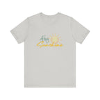 Hey Sunshine Unisex Jersey Tee - Perfect for Summer Vibes & Casual Days