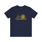 Hey Sunshine Unisex Jersey Tee - Perfect for Summer Vibes & Casual Days