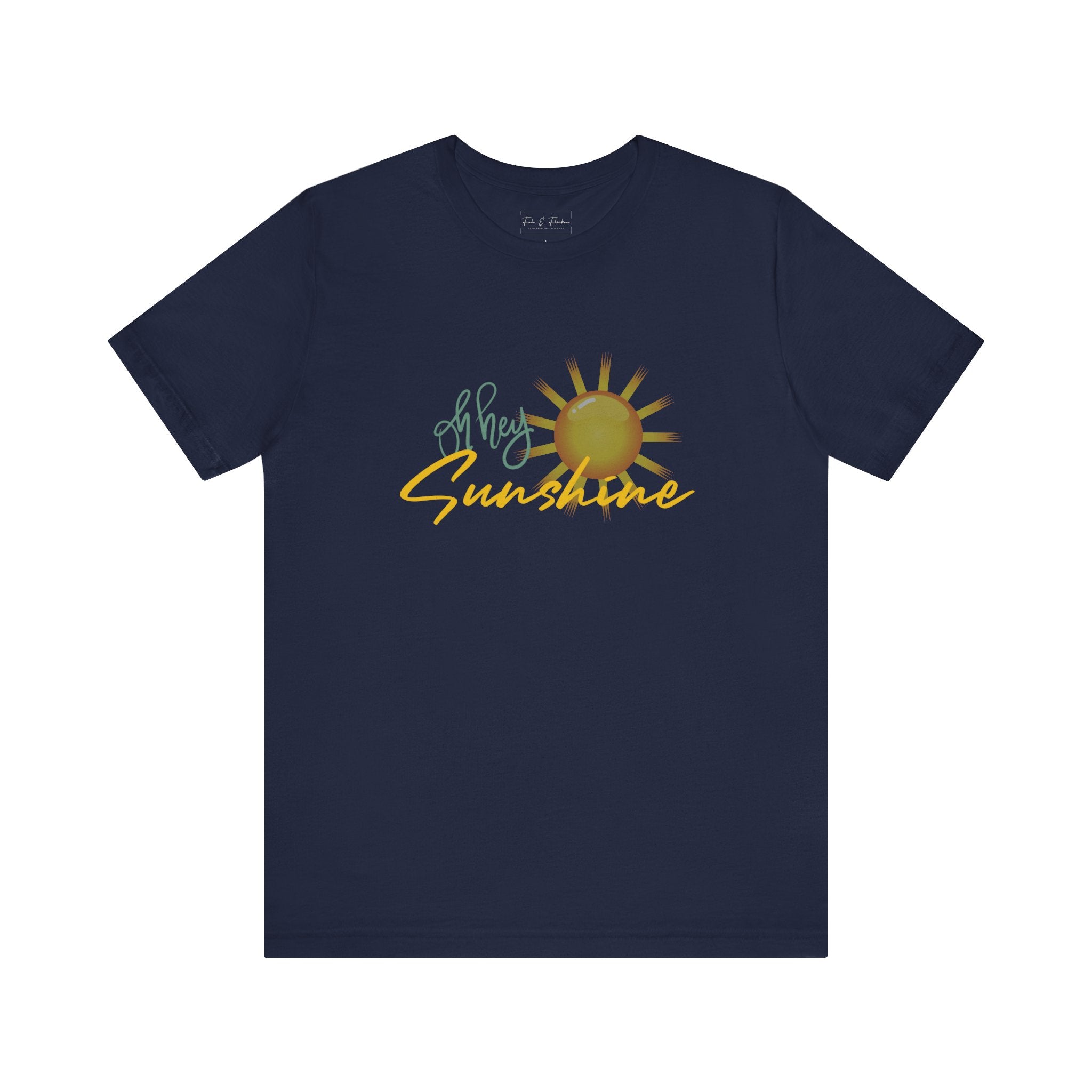 Hey Sunshine Unisex Jersey Tee - Perfect for Summer Vibes & Casual Days