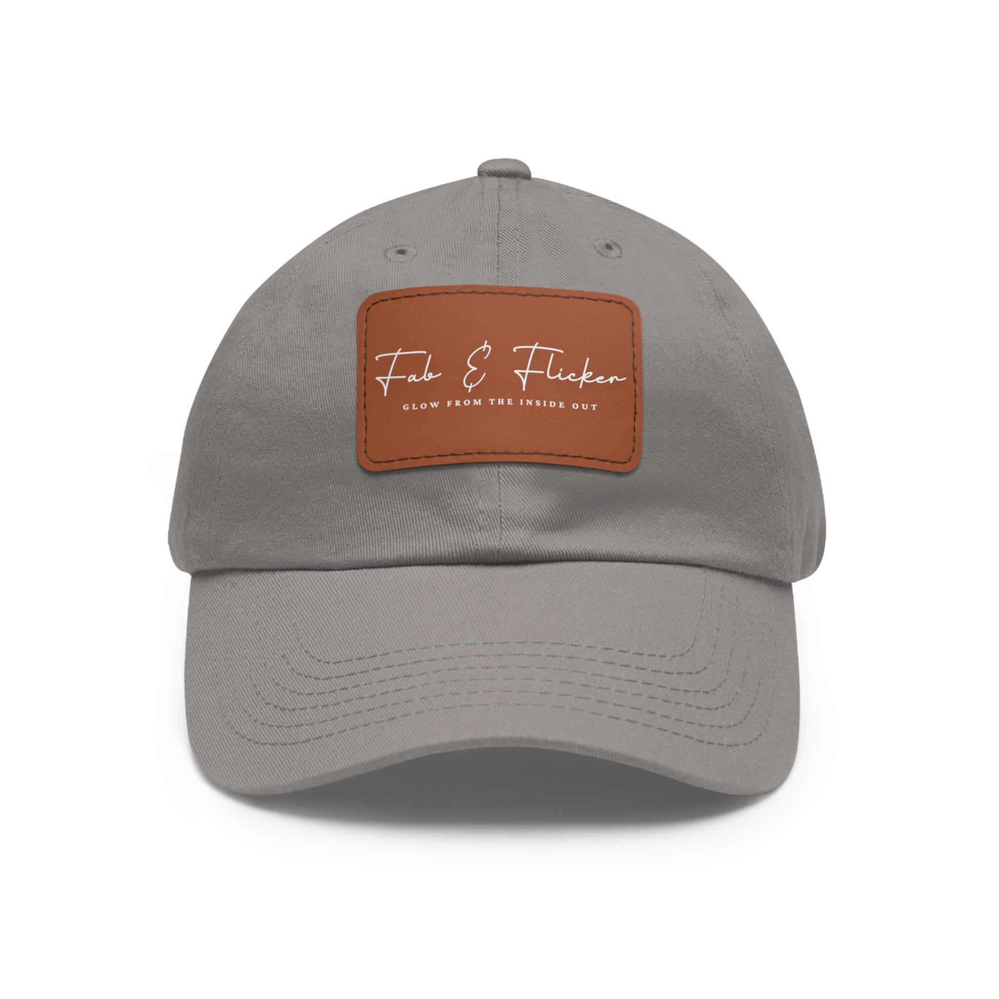 Fab & Flicker Stylish Hat with Leather Patch - Glow from the Inside Out