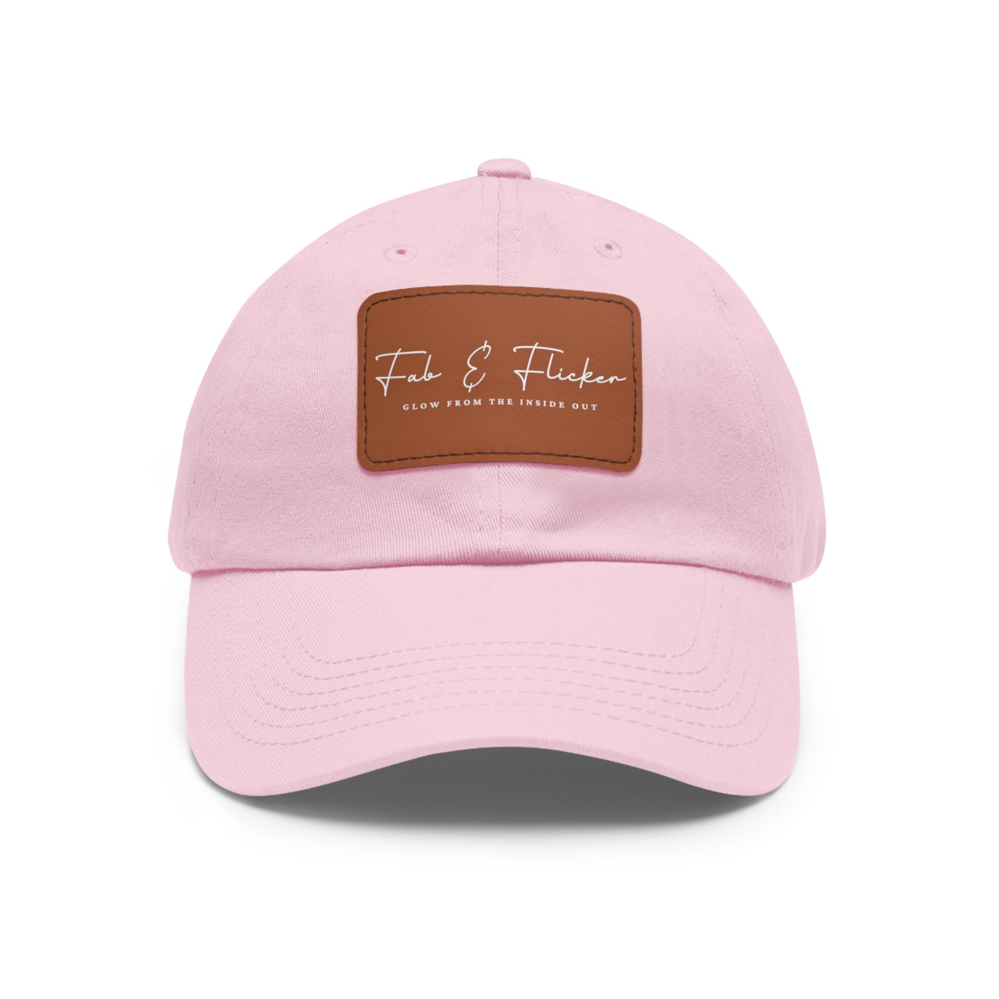 Fab & Flicker Stylish Hat with Leather Patch - Glow from the Inside Out