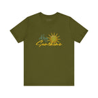 Hey Sunshine Unisex Jersey Tee - Perfect for Summer Vibes & Casual Days