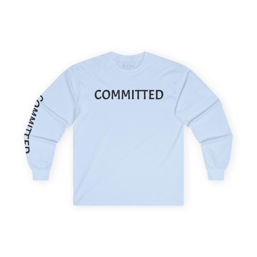 Inspirational Long Sleeve Tee - Committed