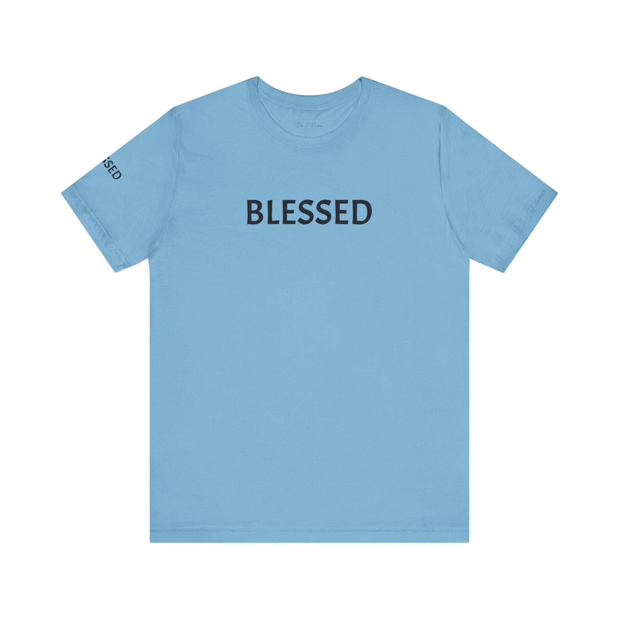 Inspirational Short Sleeve Tee - Blessed