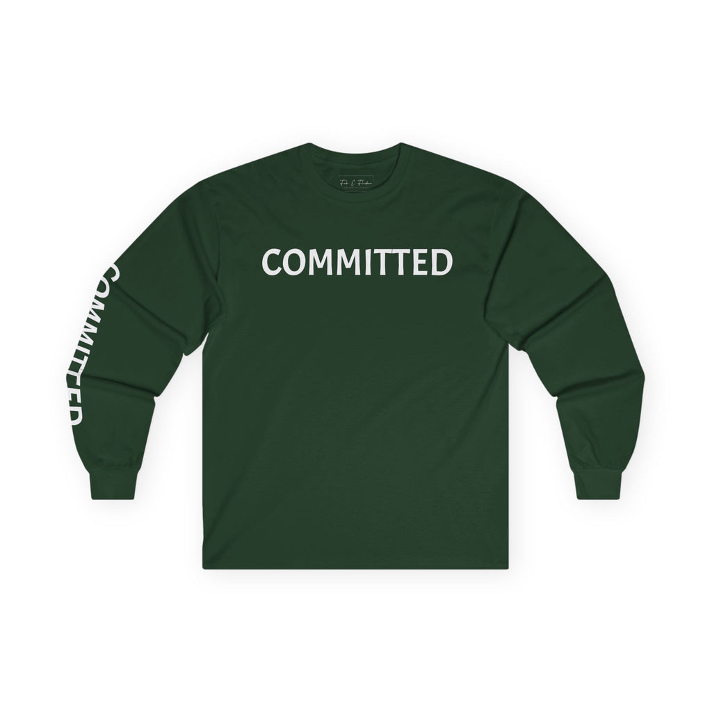 Inspirational Long Sleeve Tee - Committed