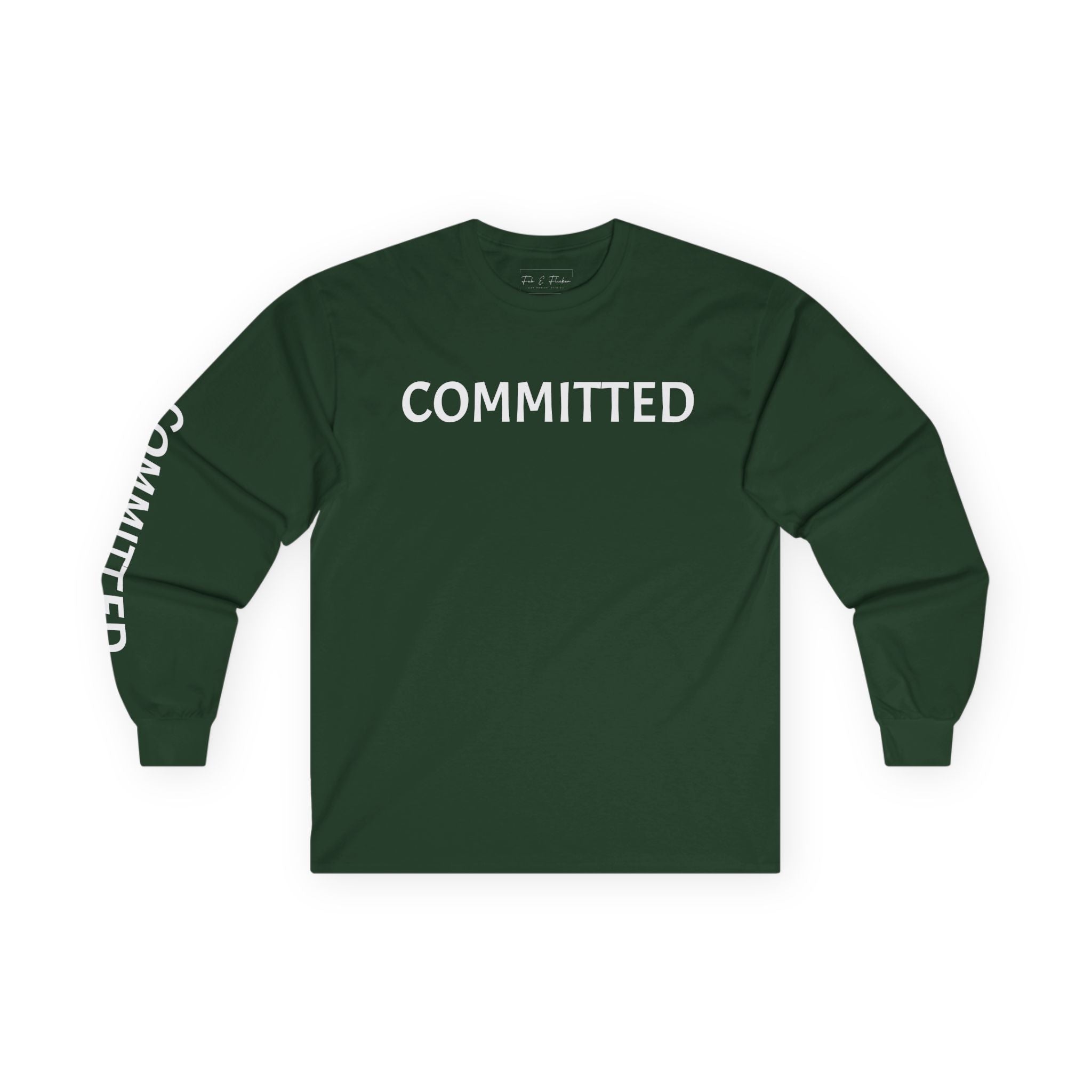 Inspirational Long Sleeve Tee - Committed