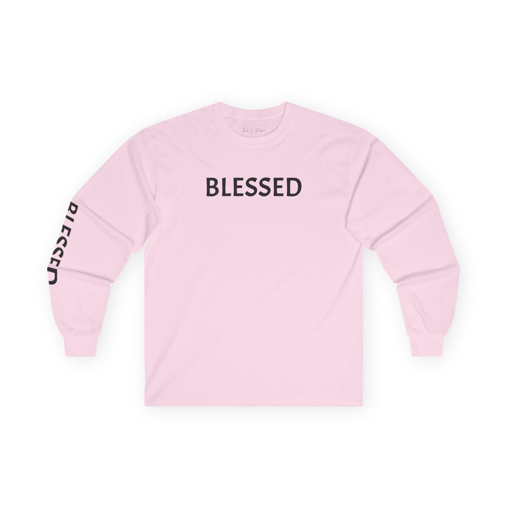 Inspirational Long Sleeve Tee - Blessed