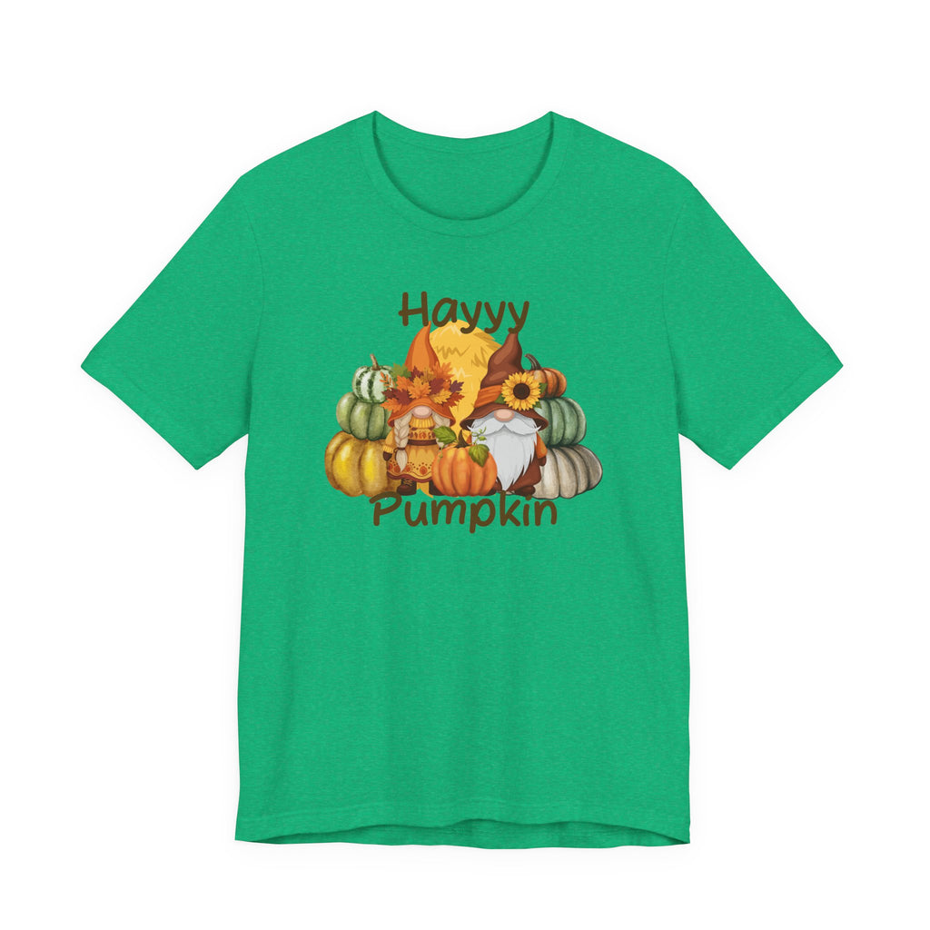 Fall Vibes Pumpkin Tee, Gnome Shirt, Halloween Apparel, Autumn Fashion, Gift for Gnome Lovers, Cozy Fall Outfit
