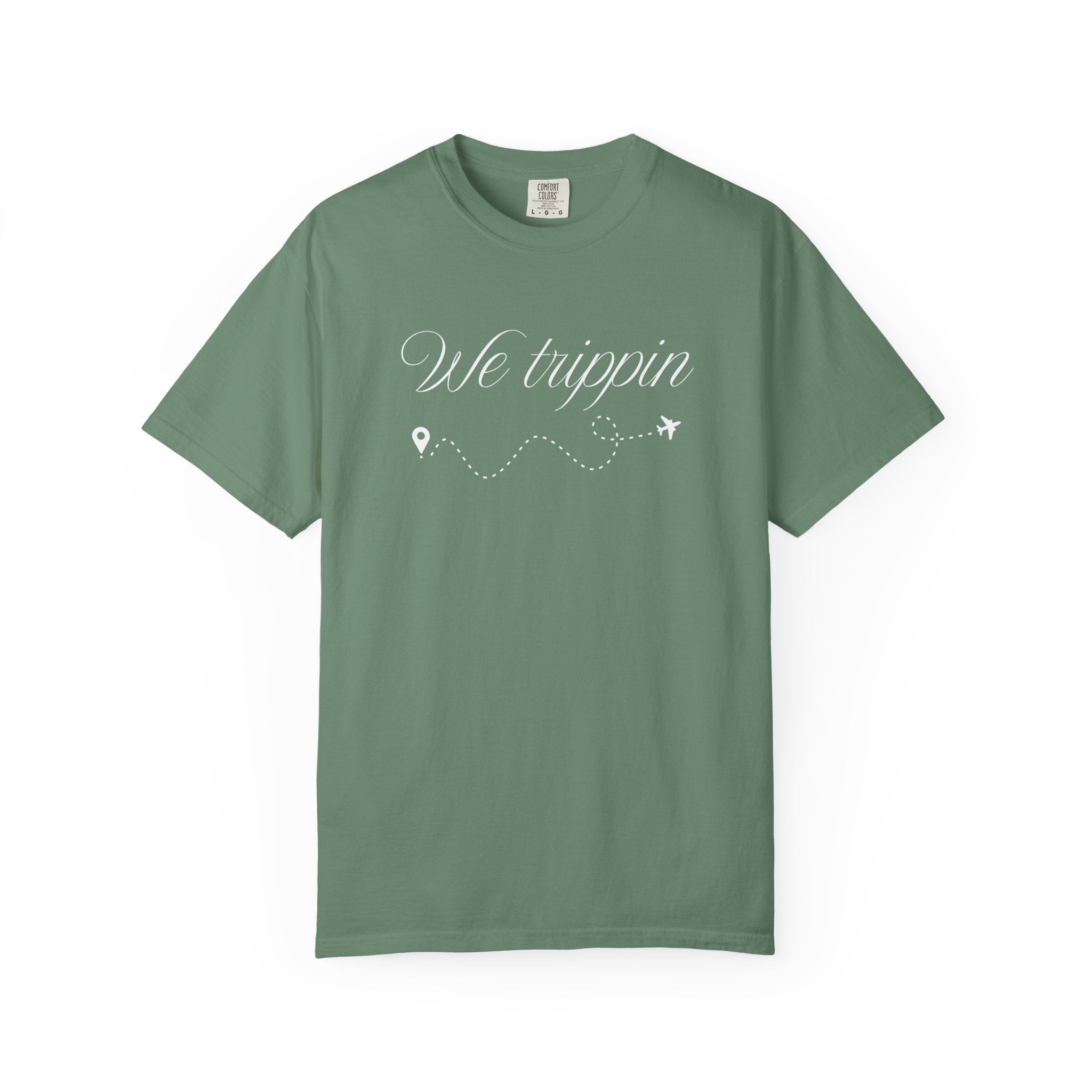 Comfort Colors Garment-Dyed Travel T-Shirt - 'We Trippin' & 'The Key to Happiness'