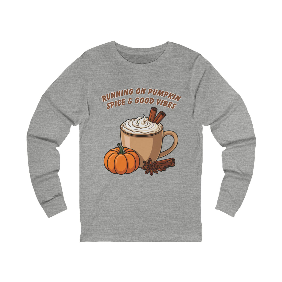 Autumn Long Sleeve Tee- Pumpkin Spice, Fall Fashion, Halloween, Thanksgiving Gift