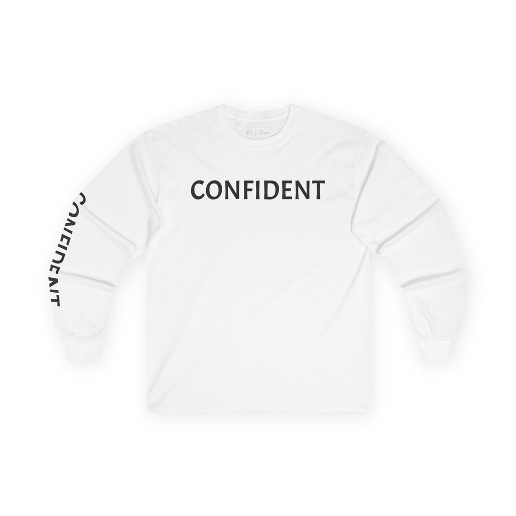 Inspirational Long Sleeve Tee - Confident
