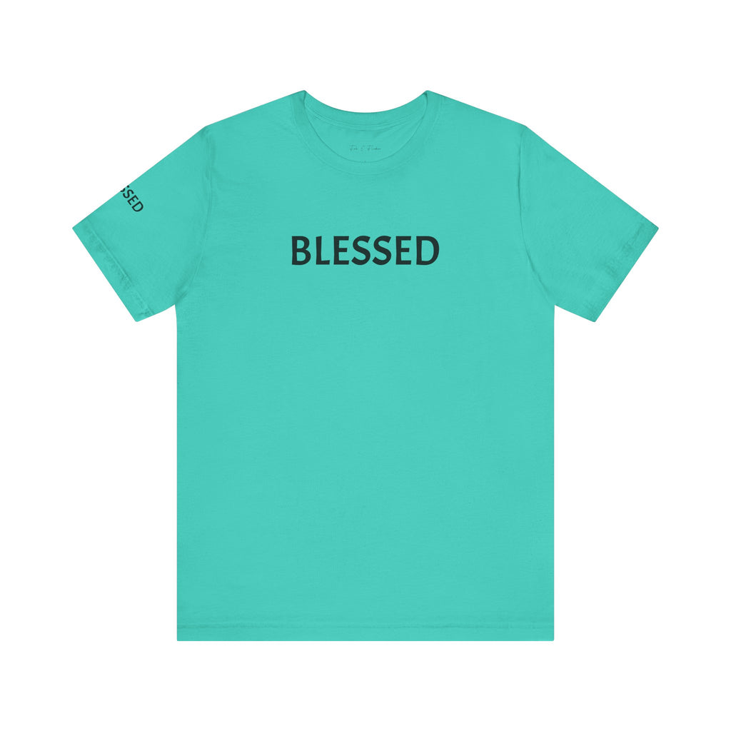 Inspirational Short Sleeve Tee - Blessed