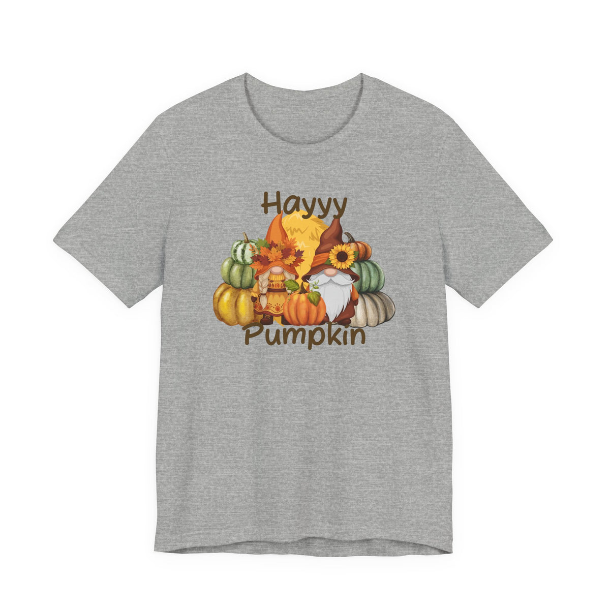 Fall Vibes Pumpkin Tee, Gnome Shirt, Halloween Apparel, Autumn Fashion, Gift for Gnome Lovers, Cozy Fall Outfit