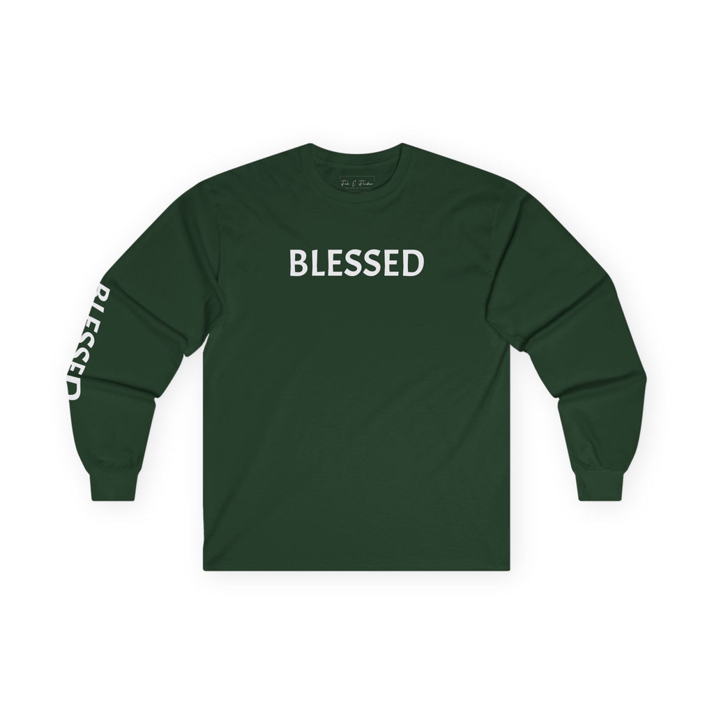Inspirational Long Sleeve Tee - Blessed