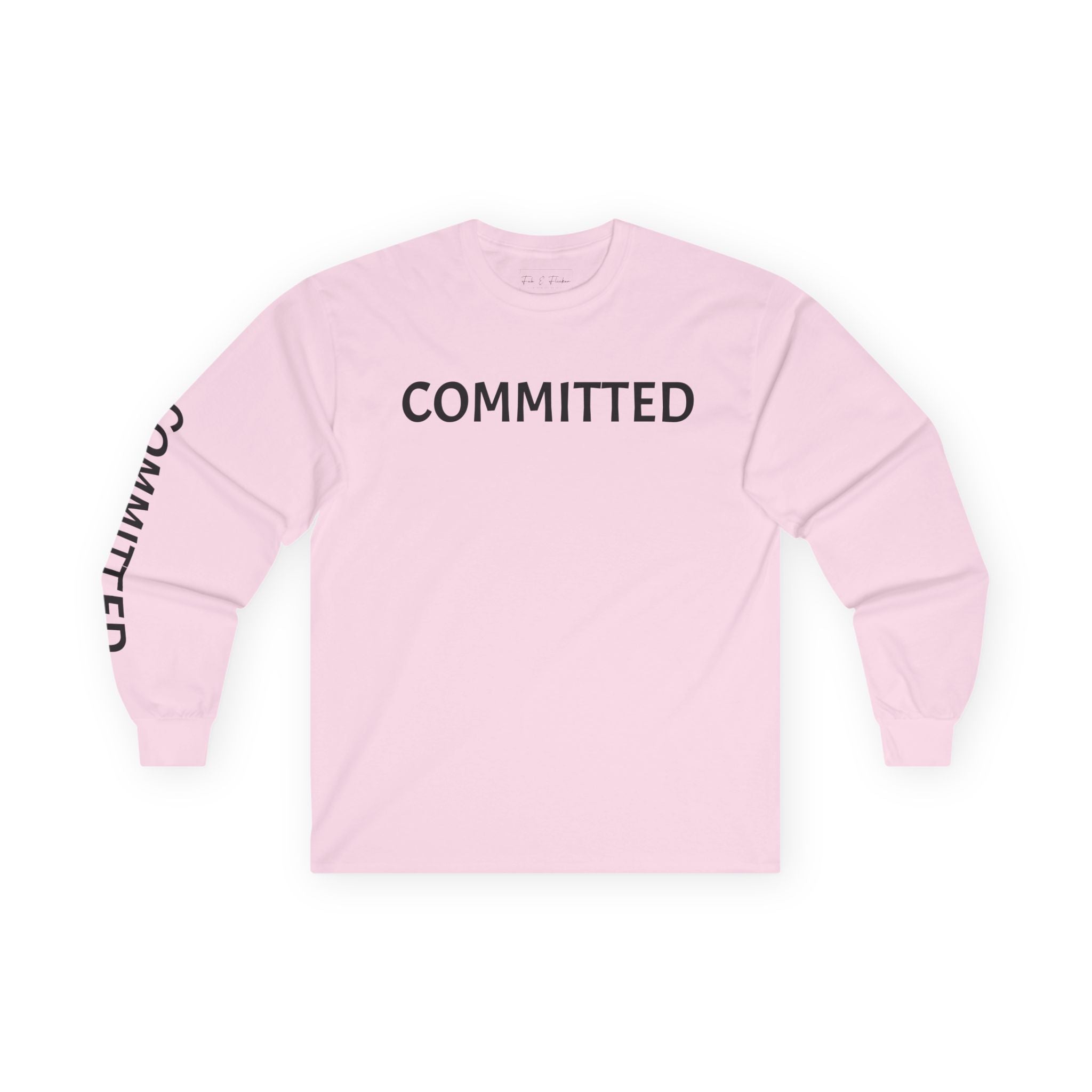 Inspirational Long Sleeve Tee - Committed
