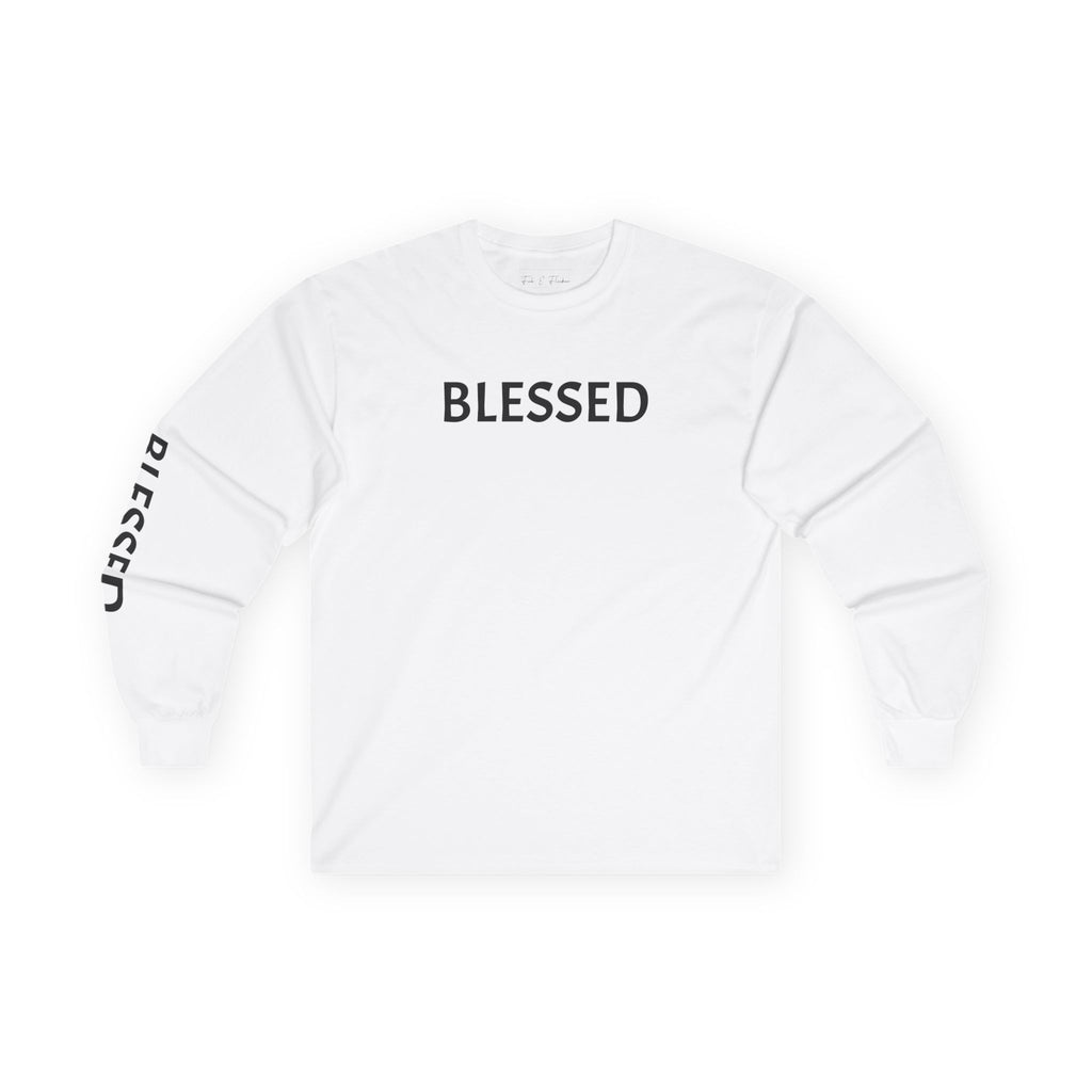 Inspirational Long Sleeve Tee - Blessed