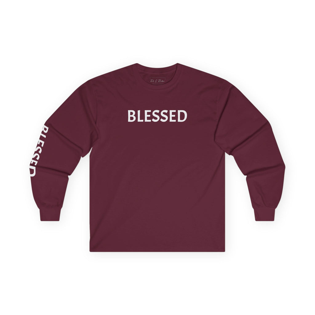 Inspirational Long Sleeve Tee - Blessed