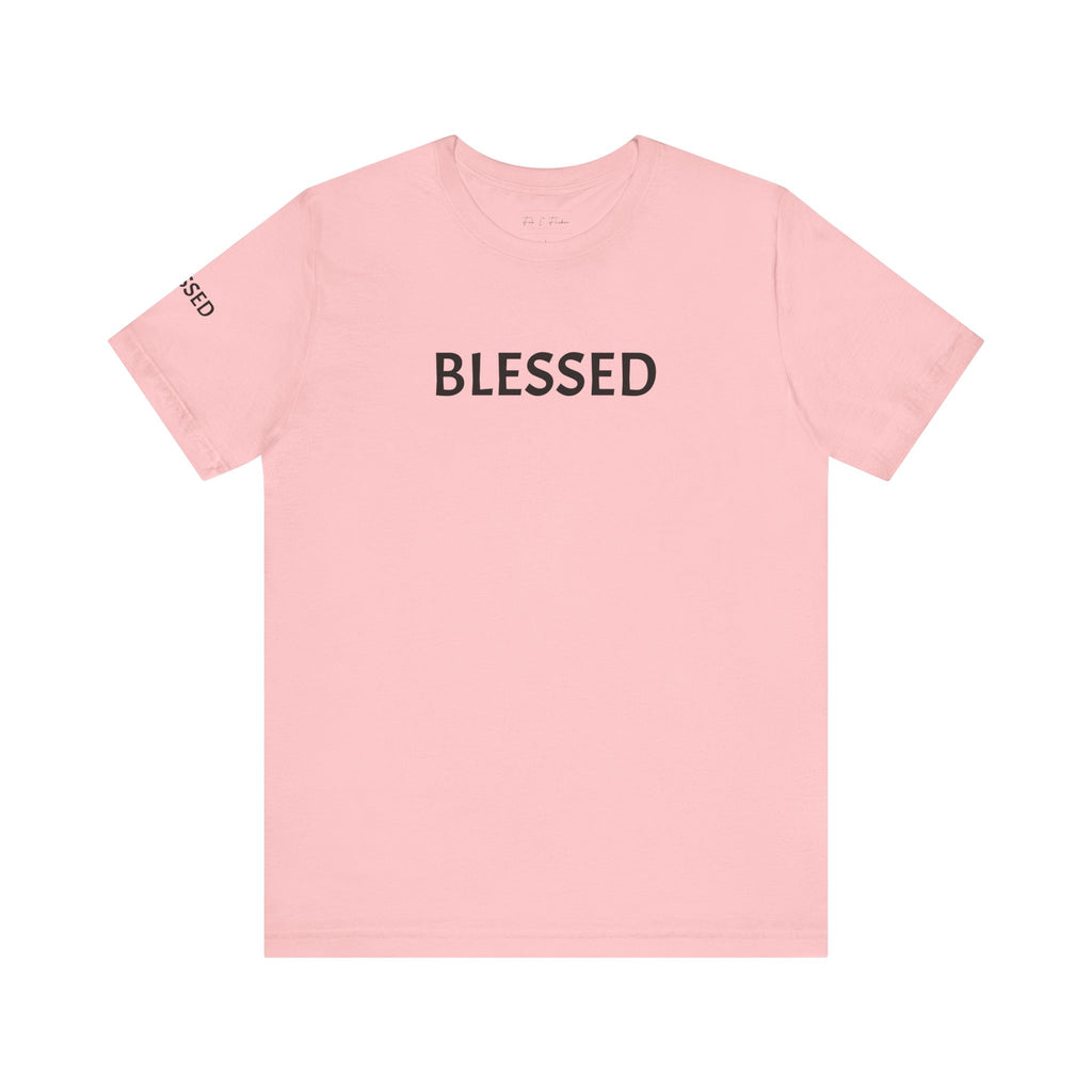 Inspirational Short Sleeve Tee - Blessed