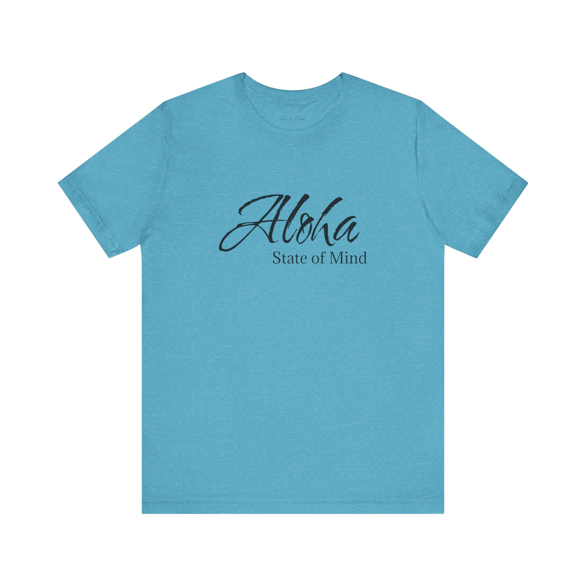 Hawaii Aloha State Unisex Jersey Short Sleeve Tee, Various Colors, Breathable Fabric