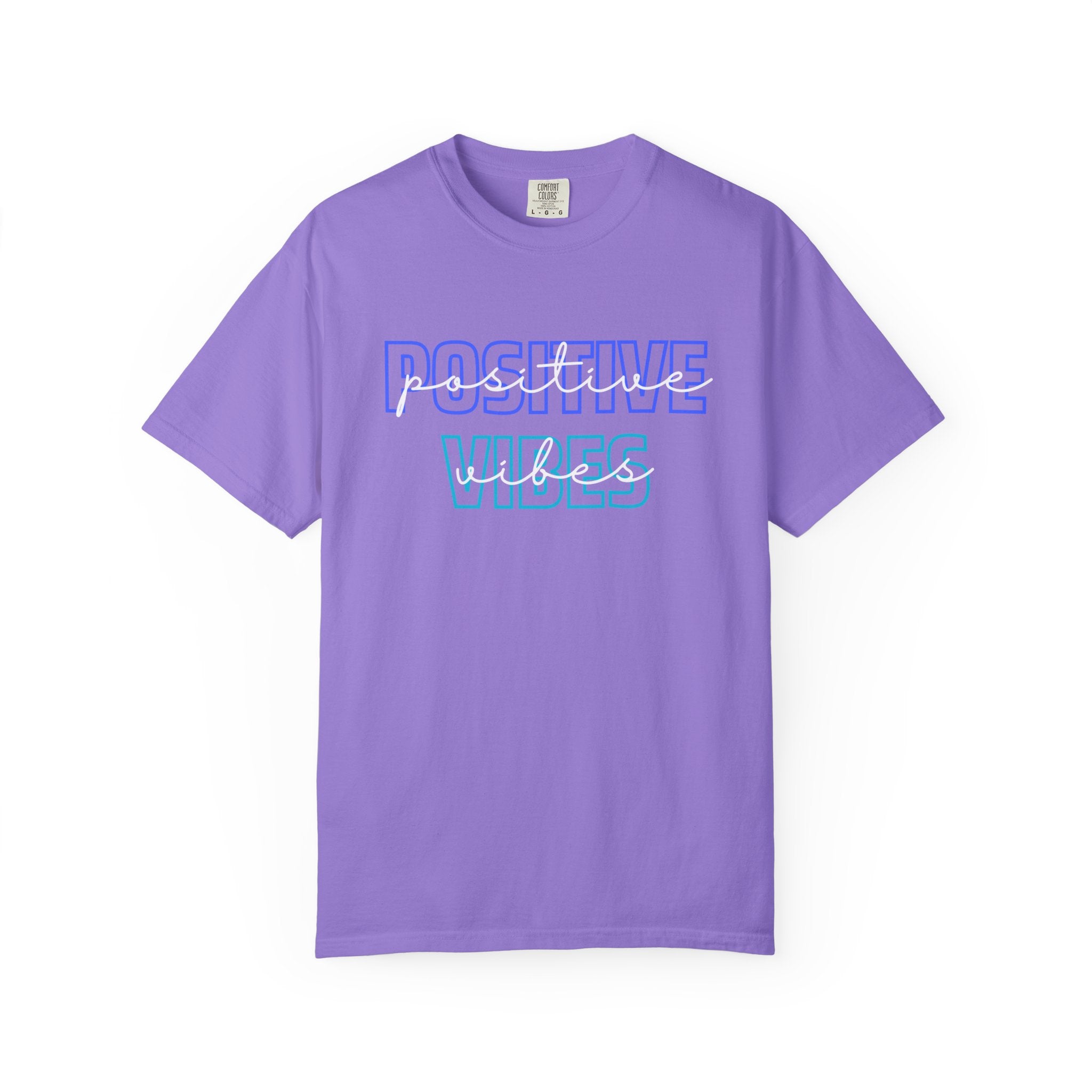 Comfort Colors Positive Vibes Unisex Garment-Dyed T-Shirt