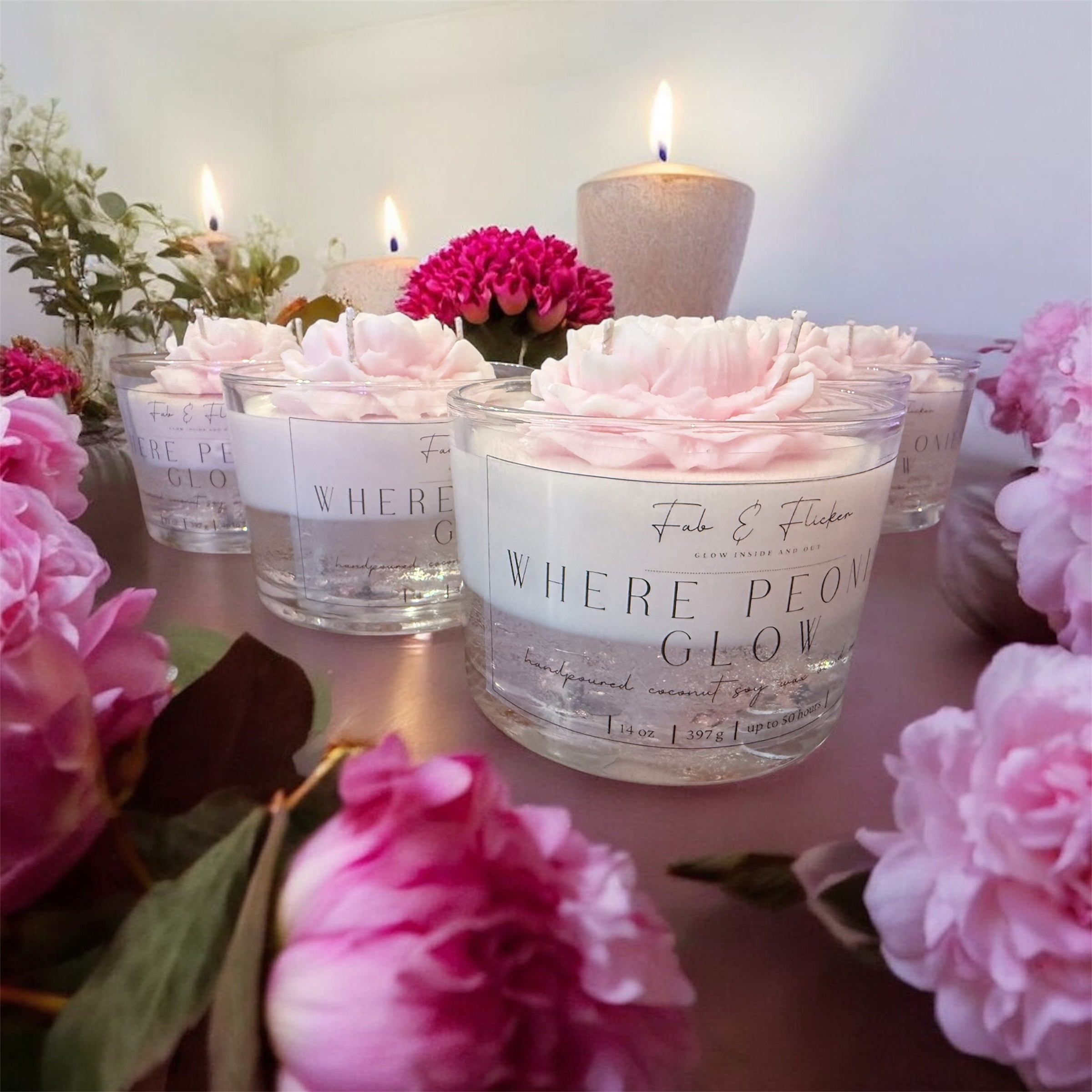 Where The Peonies Glow 17oz