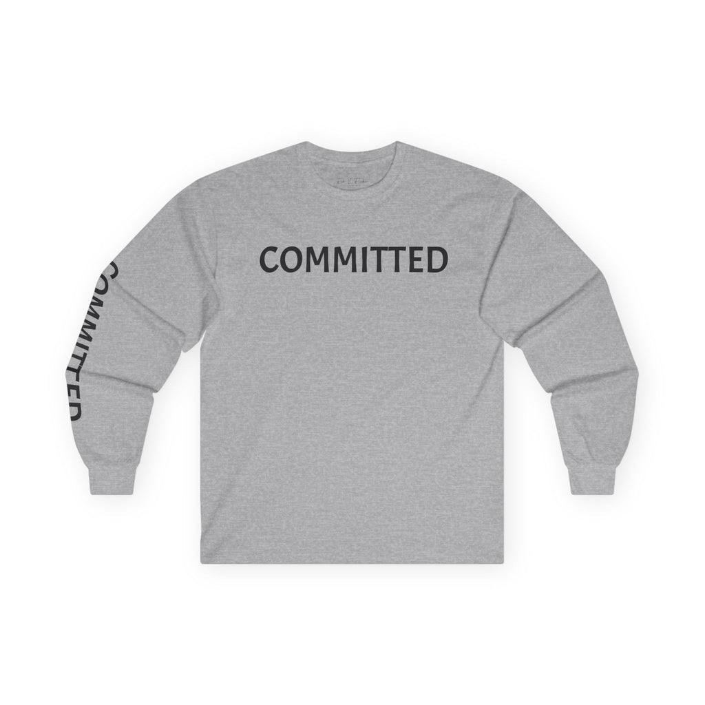 Inspirational Long Sleeve Tee - Committed