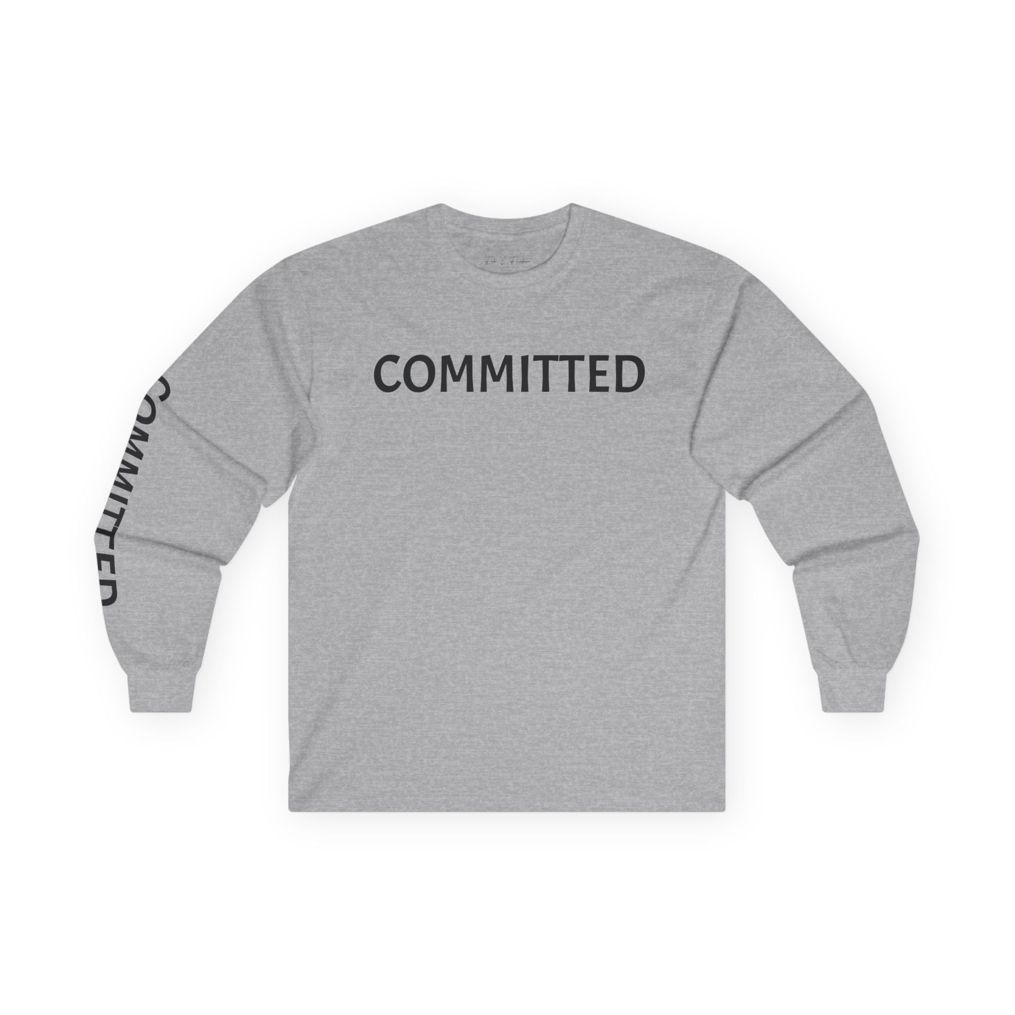 Inspirational Long Sleeve Tee - Committed