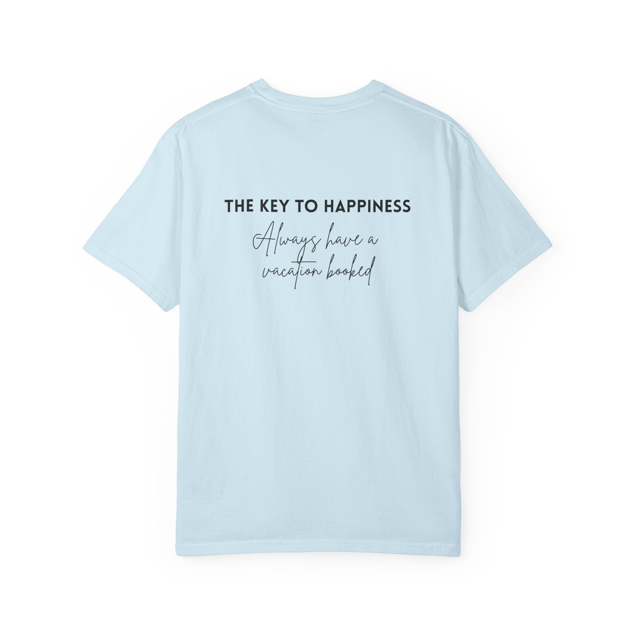 Comfort Colors Garment-Dyed Travel T-Shirt - 'We Trippin' & 'The Key to Happiness'