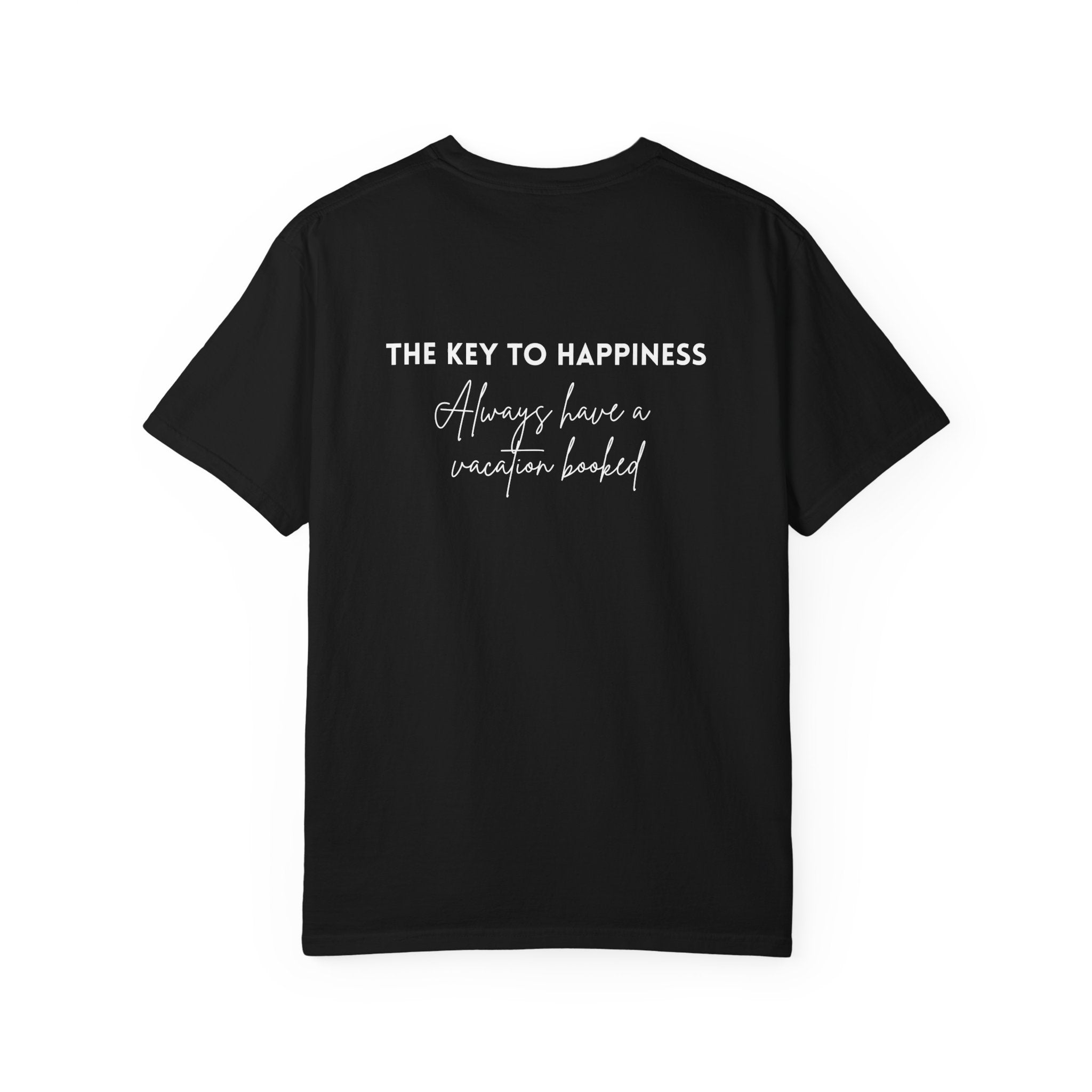 Comfort Colors Garment-Dyed Travel T-Shirt - 'We Trippin' & 'The Key to Happiness'