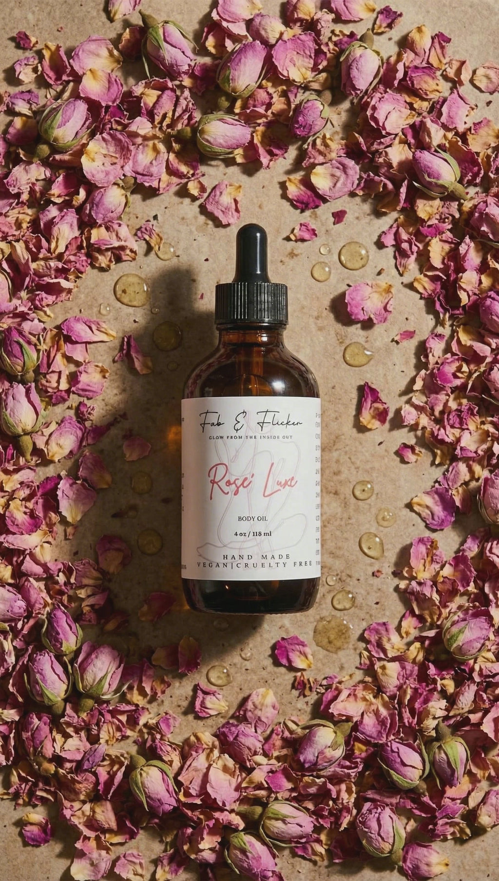 Rose Luxe Body Oil 4oz